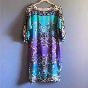 Les Copains Blue Pret-a-porter dress NWT